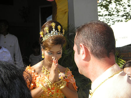 Somaly welcomes Simon to her home