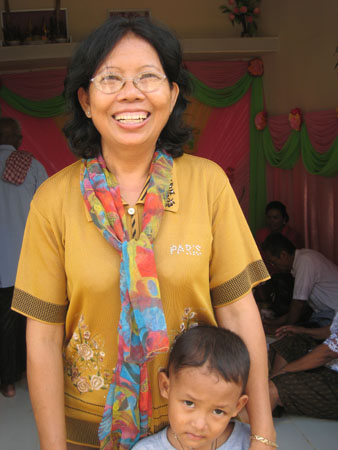 73) A happy mother