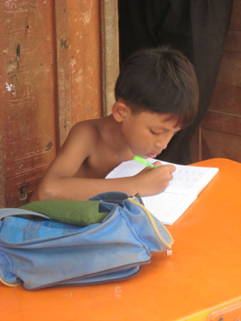83) Highly studious for his age